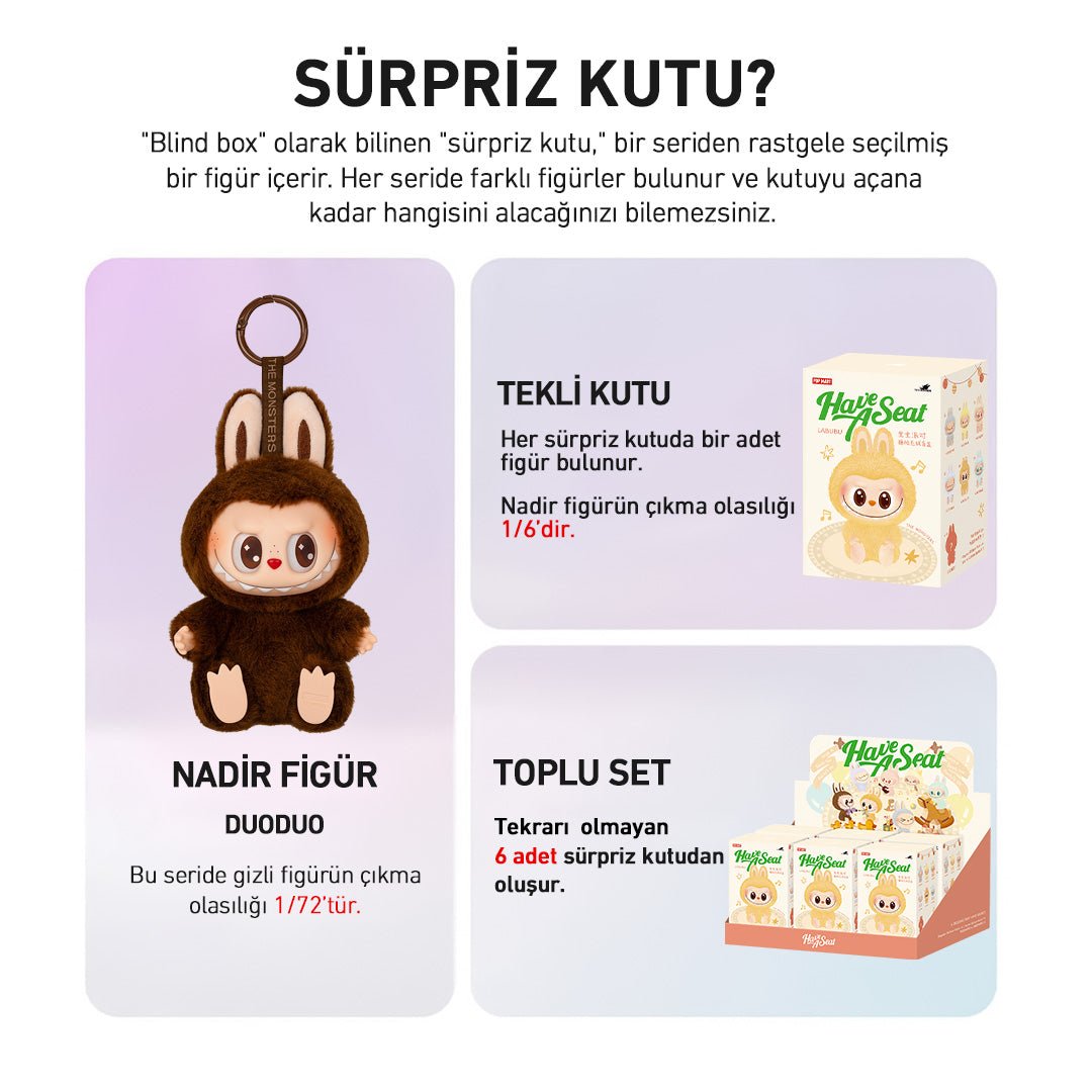 POP MART LABUBU THE MONSTERS TASTY MACARONS SÜRPRİZ KUTU SERİSİ